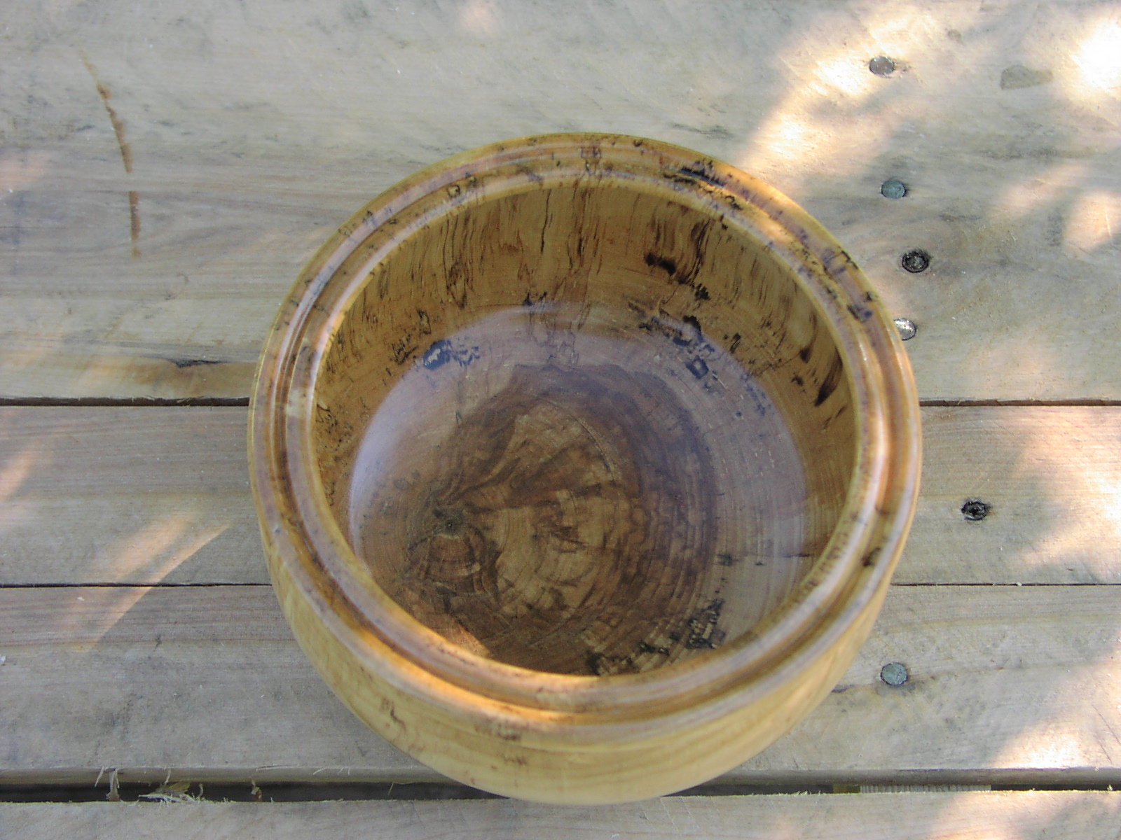 Spalted Birch Bowl Actual size=240 pixels wide